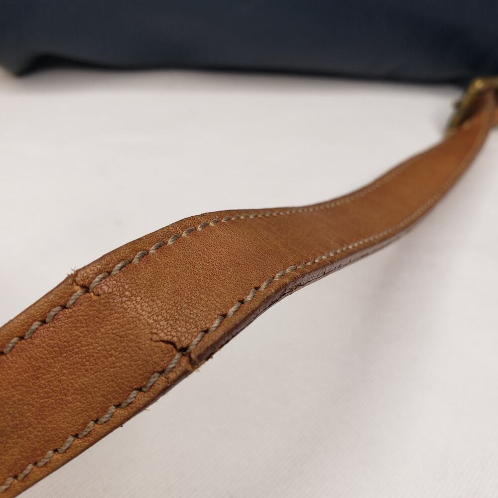 Vintage COACH Italy Blue Tan Pebbled Leather Crossbody Purse Shoulder Bag - Picture 10 of 16